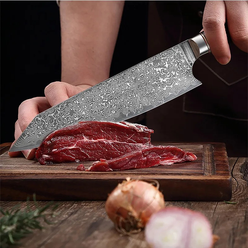 2-Piece Premium Kitchen Knife Set, 67-Layer Damascus Steel - Hugo Knives™