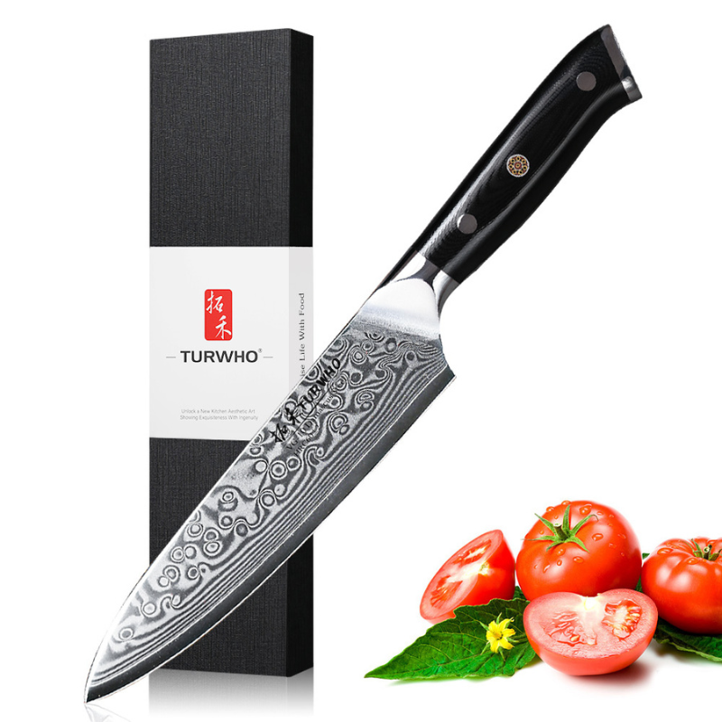 3-Piece Professional Kitchen Knife Set, Sharp Santoku & Utility Prep Knives - Hugo Knives™