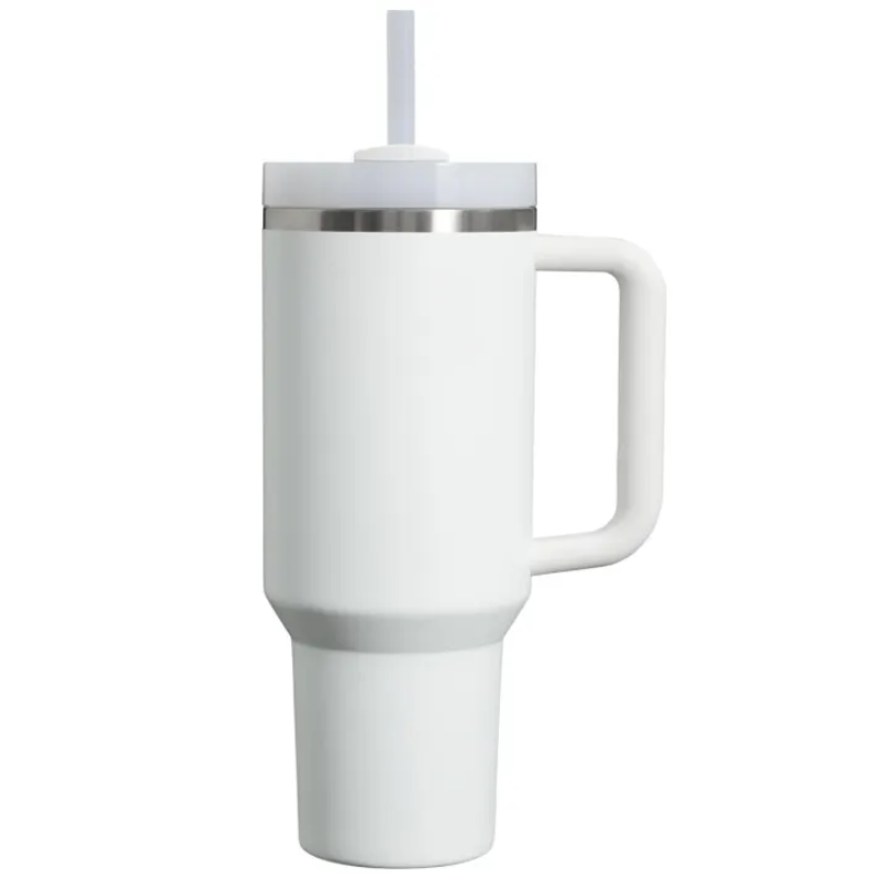 40oz Double-Wall Vacuum Insulated Travel Tumbler with Handle and Straw - Hugo Knives™
