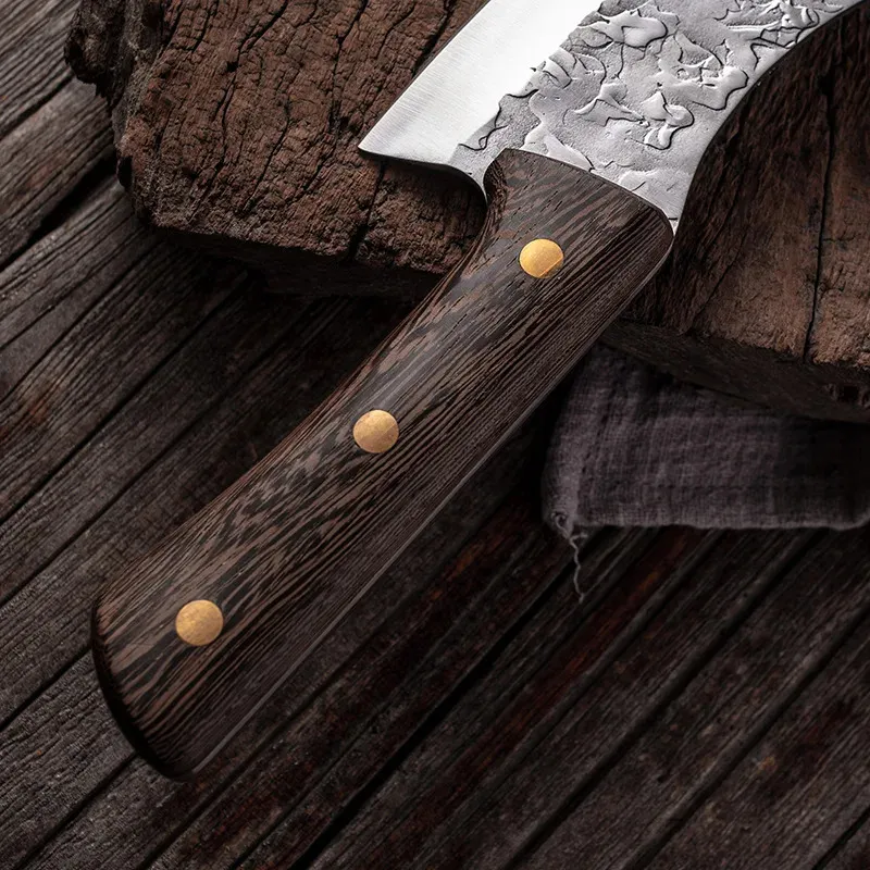 Handmade Japanese Full Tang Chef & Boning Knife – Steel Cleaver Cutter -Hugo Knives™
