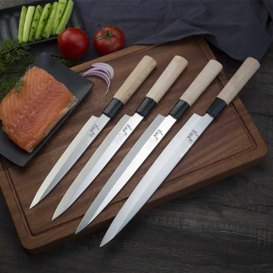 Japanese Sushi Slicing Knife – High Carbon Stainless Steel Chef Cleaver for Meat & Fish