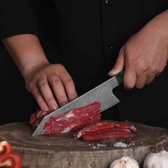 "8'' VG10 Damascus Chef Knife β 67 Layers, Colored Wood Handle
