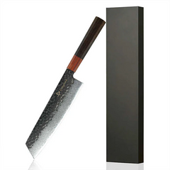Hand-Forged 8-Inch Damascus Steel Western Chef and Fish Kitchen Knife