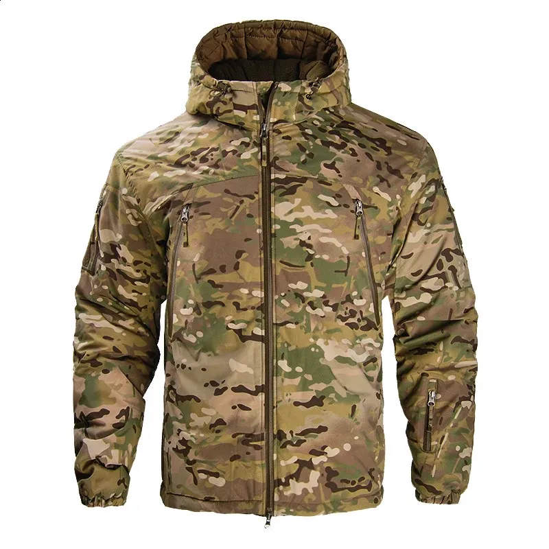 jacket mens army tactical warm windproof cotton For Hunting - Higo Hunt™