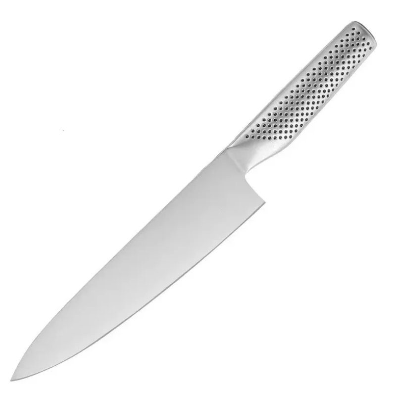 Hugo Knives Modern All-Stainless Steel Food Slicer - 7 Inch Ergonomic Non-Slip Culinary Tool for Home & Professional Kitchens