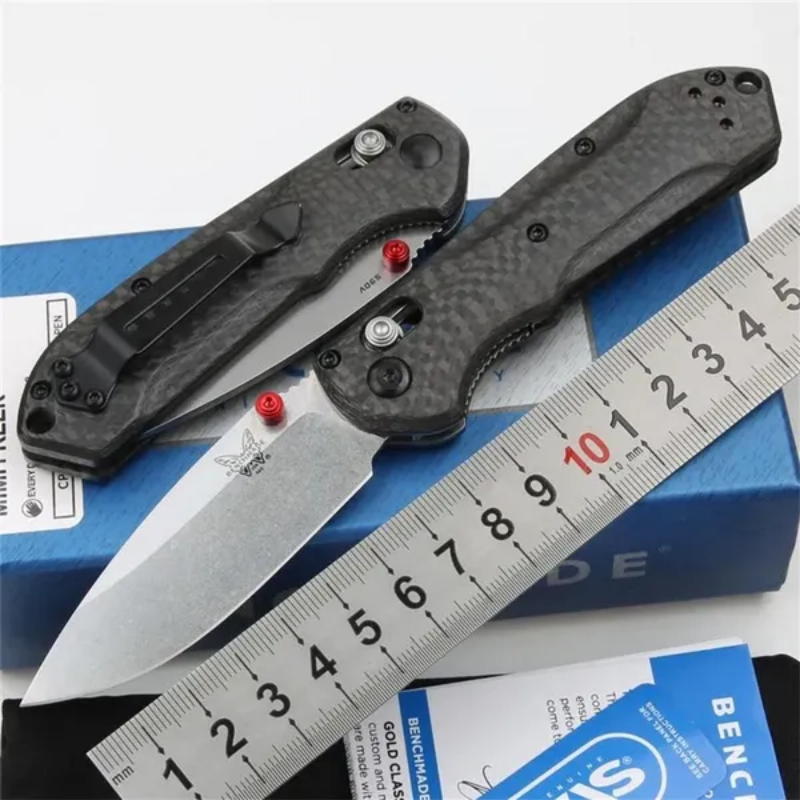BM565-1 Mini Tools Carbon Fiber Handles For Outdoor Camping Hunting - Hugo Knives™