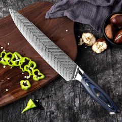 XITUO High-Quality 8quotinch Damascus Chef Knife AUS10 Stainless Steel Kitchen Knife Japanese