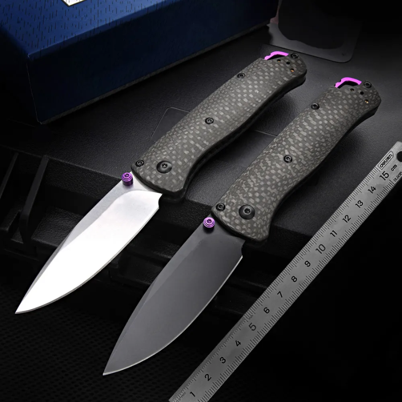 BM 560BK Carbon Fiber Handle Folding Knife 535 Outdoor Camping Fishing Tool - Hugo Knives™