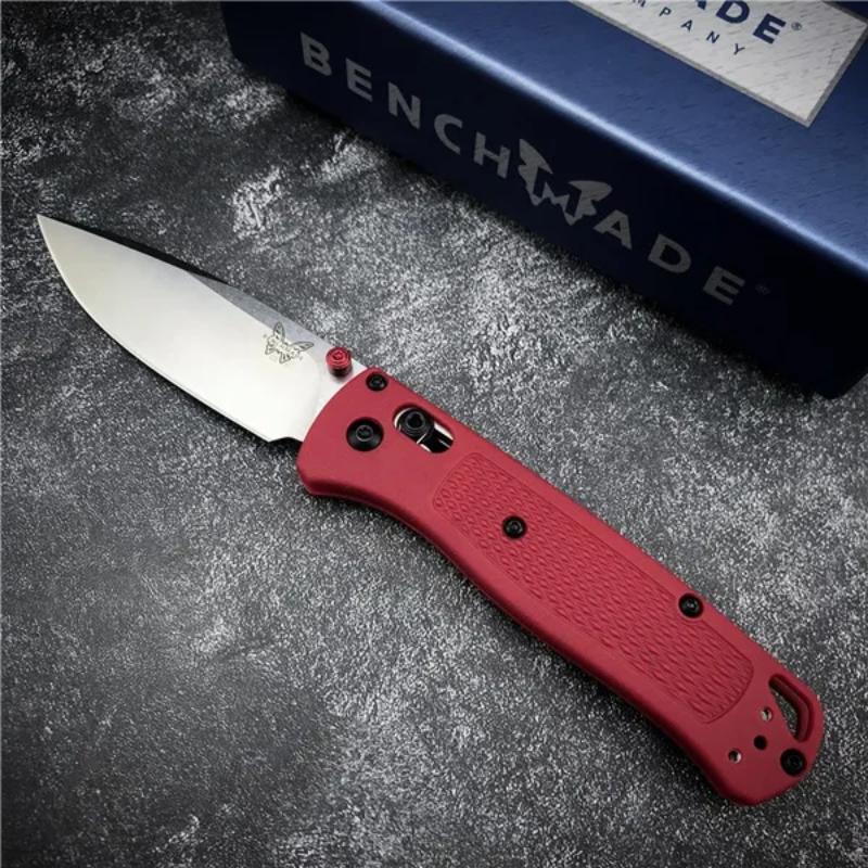 Benchmade Bugout 535 Camping Outdoor Tool Red Handle - Hugo Knives™