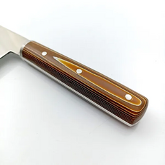 Japanese Nakiri and Cleaver Style Kitchen Knife with Werzalite Handle