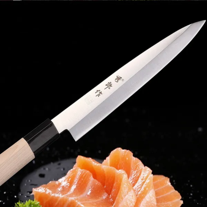 Professional Japanese Single-Bevel Deba & Sashimi Knife, Stainless Steel Fish Fillet Slicer - Hugo Knives™