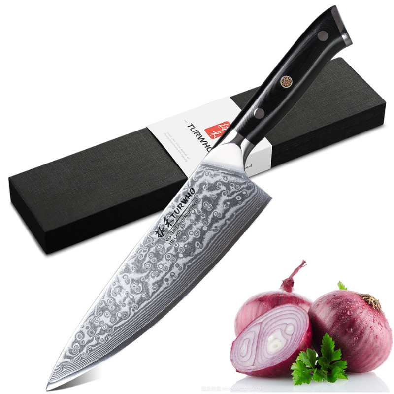 3-Piece Professional Kitchen Knife Set, Sharp Santoku & Utility Prep Knives - Hugo Knives™