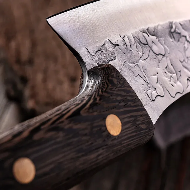 Handmade Japanese Full Tang Chef & Boning Knife – Steel Cleaver Cutter -Hugo Knives™