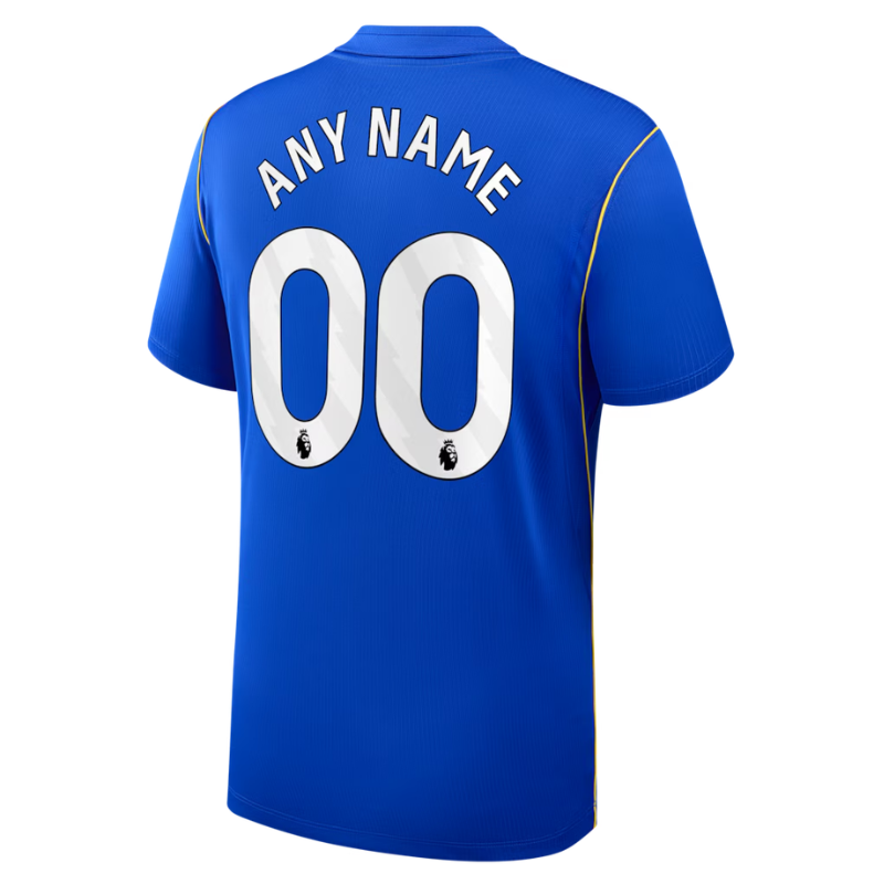 Chelsea Men's Premium Wavy Stripe Football Shirt – Slim Fit Pro-Style Matchday Performance Top( Chelsea)