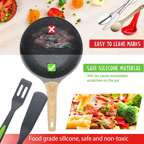 Silicone Kitchen Spatula Set – 2-Piece Heat-Resistant Cooking Tools