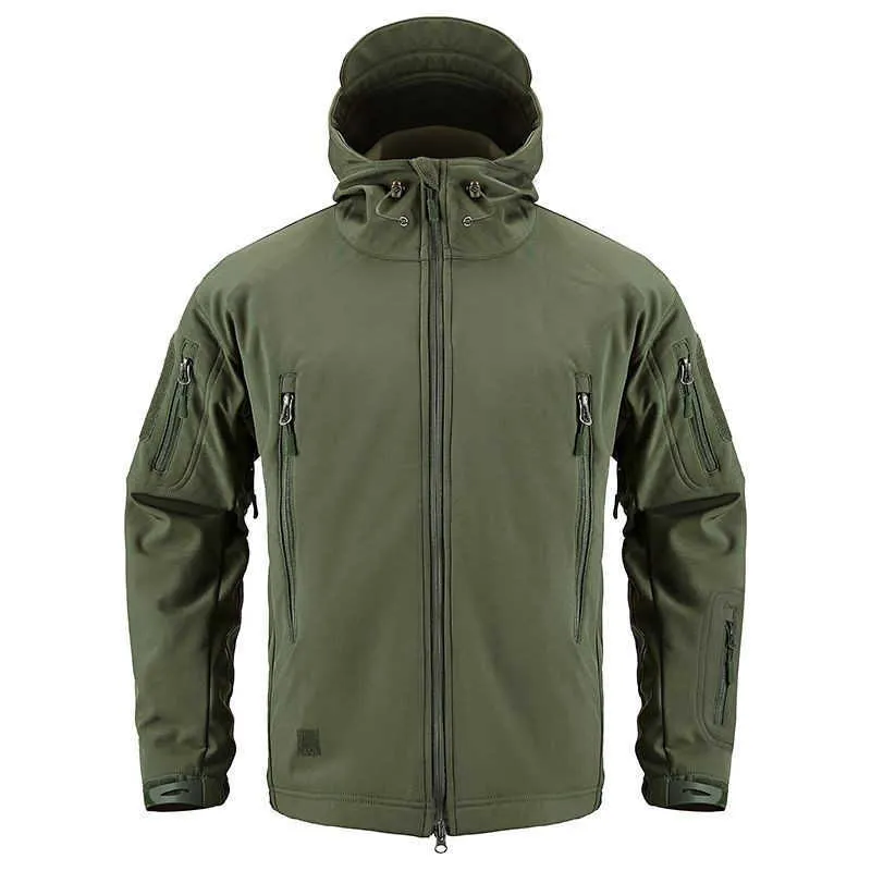 Men's Hiking Army Jackets Men Camouflage Autumn Winter Skin Soft Shell Waterproof Jacket Windbreaker For Hunting Camping - HIGO HUNT™