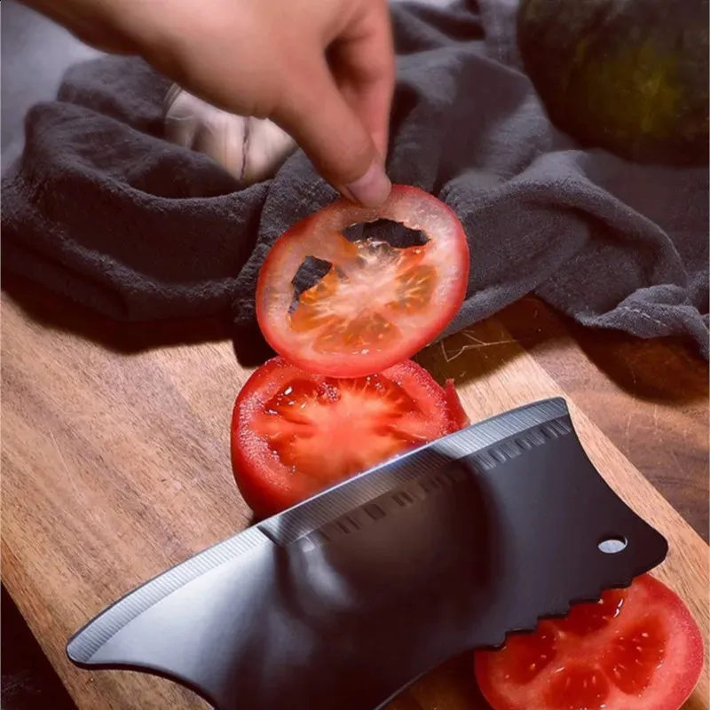 Hugo Knives Non-Stick Heavy-Duty Food Cleaver - Anti-Sticking Stainless Steel Meal Prep Slicer for Meat & Vegetables