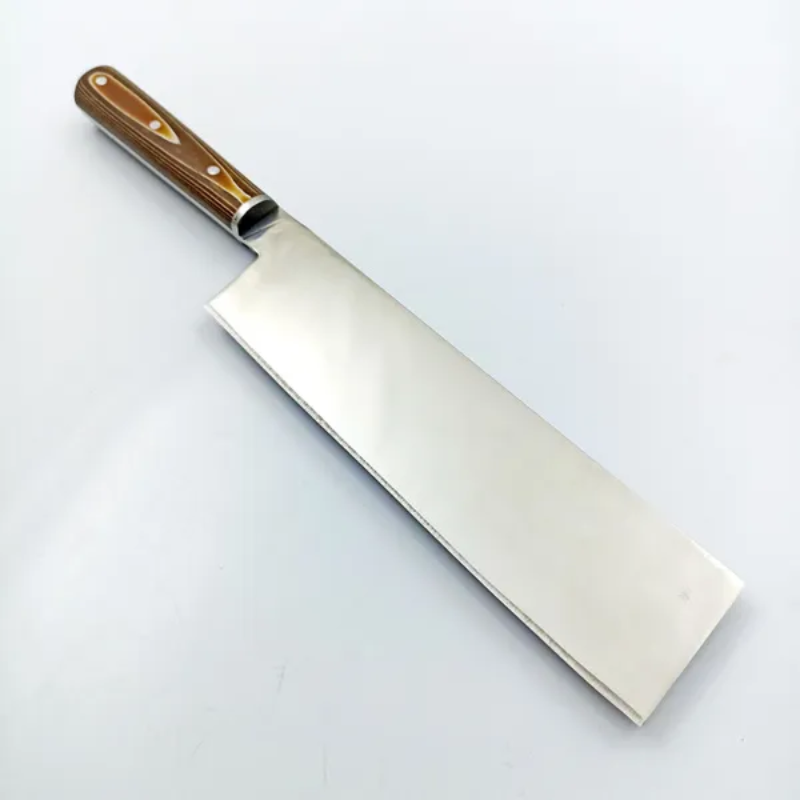 Japanese Nakiri and Cleaver Style Kitchen Knife with Werzalite Handle