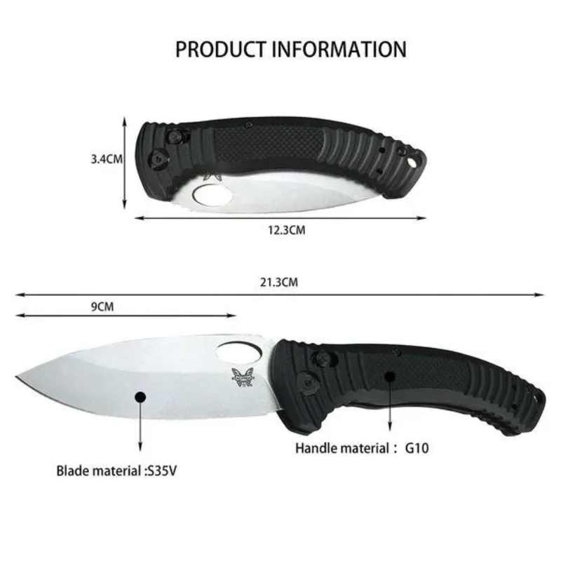 Benchmade 737  Folding Tool Outdoor Camping Hunting - Hugo Knives™