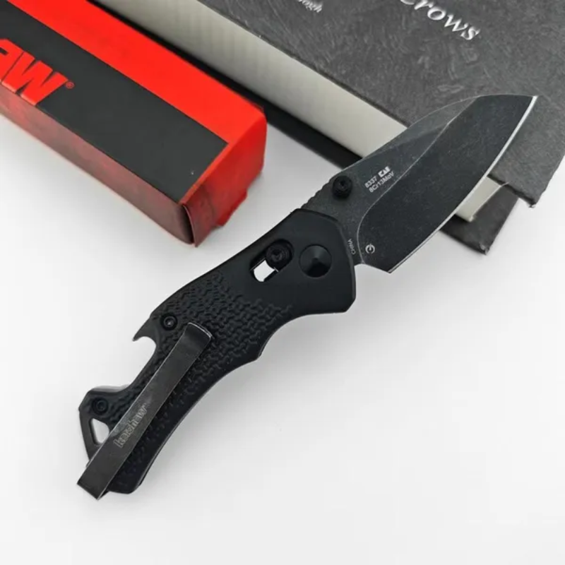 Kershaw Craze Blackwashed 8Cr13MoV Outdoor Camping Hunting - Hugo Knives™