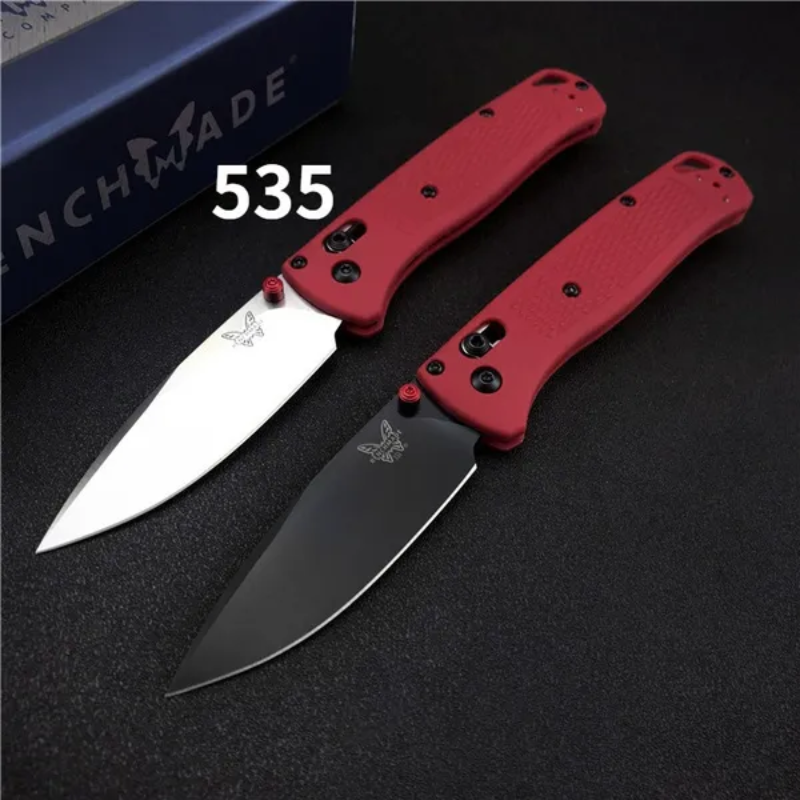 Benchmade Bugout 535 Camping Outdoor Tool Red Handle - Hugo Knives™