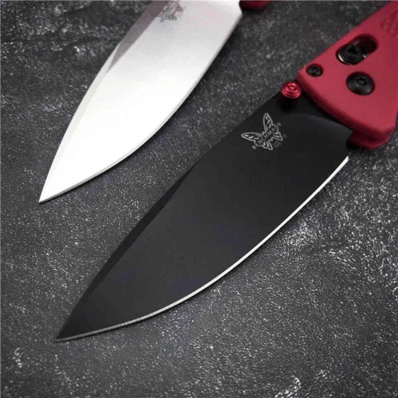 Benchmade Bugout 535 Camping Outdoor Tool Red Handle - Hugo Knives™