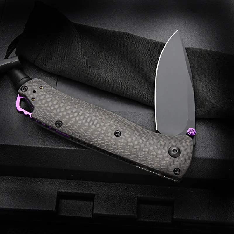 BM 560BK Carbon Fiber Handle  Folding Knife 535 Outdoor Camping Fishing Tool - Hugo Knives™