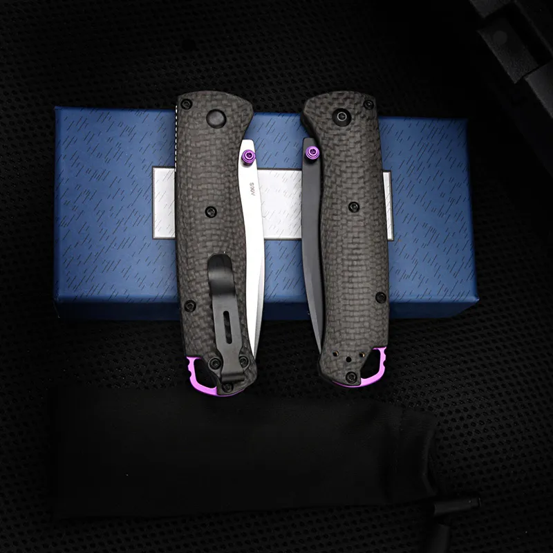 BM 560BK Carbon Fiber Handle  Folding Knife 535 Outdoor Camping Fishing Tool - Hugo Knives™