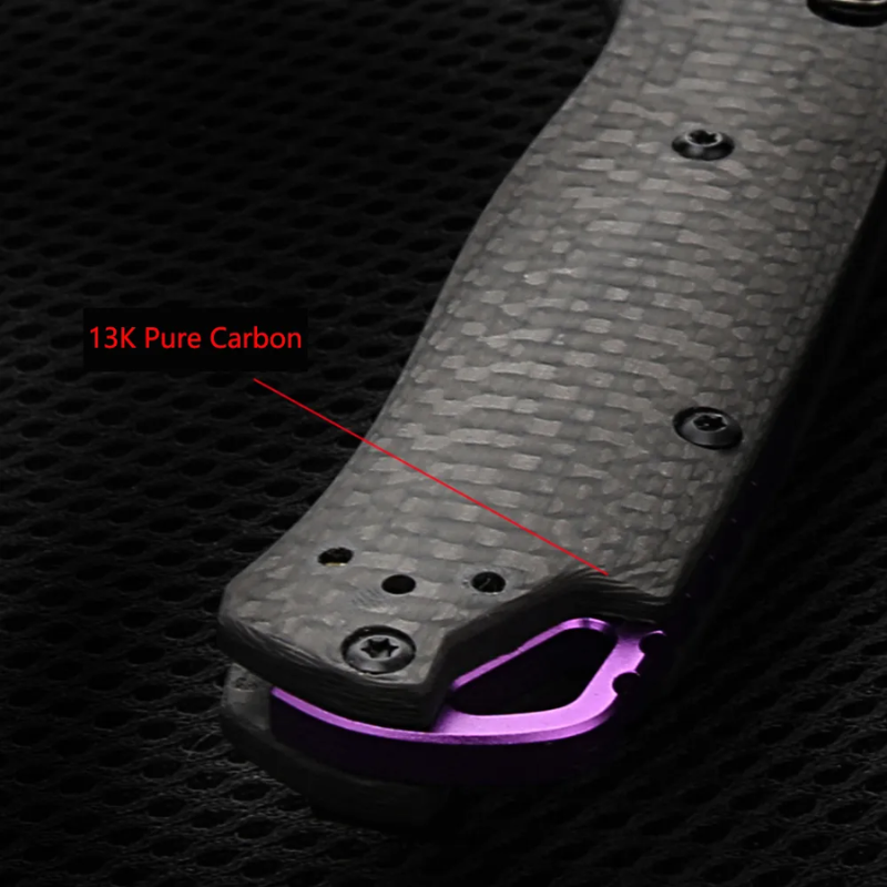 BM 560BK Carbon Fiber Handle  Folding Knife 535 Outdoor Camping Fishing Tool - Hugo Knives™