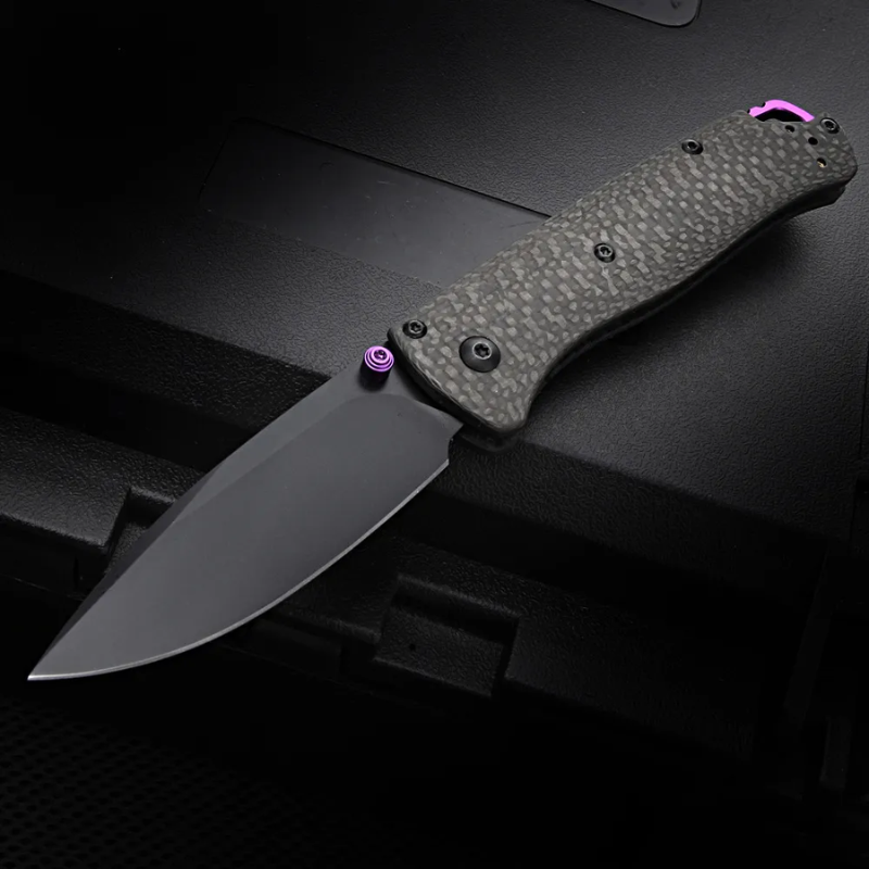 BM 560BK Carbon Fiber Handle  Folding Knife 535 Outdoor Camping Fishing Tool - Hugo Knives™