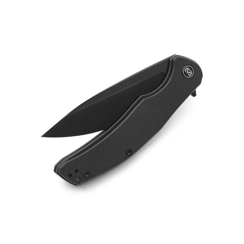 Miguron Velona flip pocket folding knife 14C28N black -Hugo Knives™
