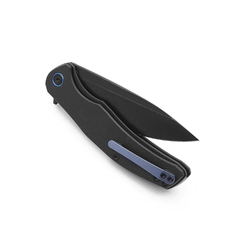Miguron Velona flip pocket folding knife 14C28N black -Hugo Knives™