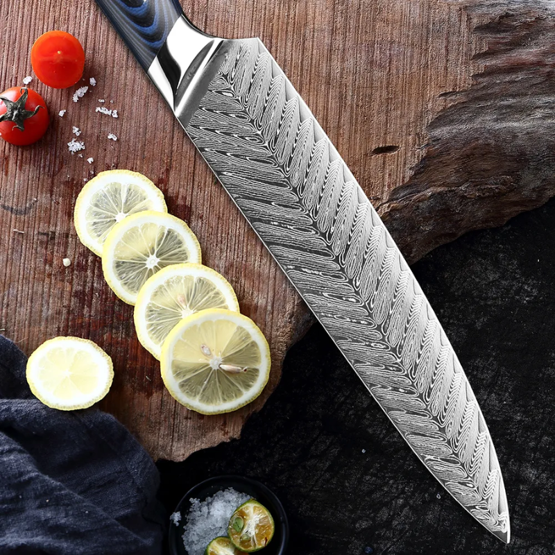 XITUO High-Quality 8quotinch Damascus Chef Knife AUS10 Stainless Steel Kitchen Knife Japanese