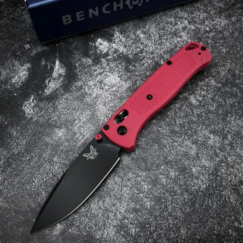 Benchmade Bugout 535 Camping Outdoor Tool Red Handle - Hugo Knives™