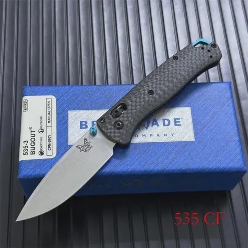 Benchmade Carbon Fiber Handles 535-3 MINITool 535CF For Outdoor Hunting -Hugo Knives™