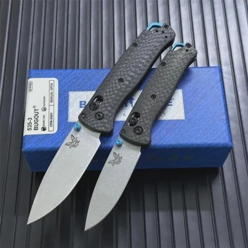 Benchmade Carbon Fiber Handles 535-3 MINITool 535CF For Outdoor Hunting -Hugo Knives™