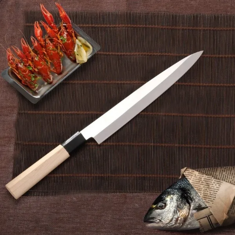 Professional Japanese Single-Bevel Deba & Sashimi Knife, Stainless Steel Fish Fillet Slicer - Hugo Knives™
