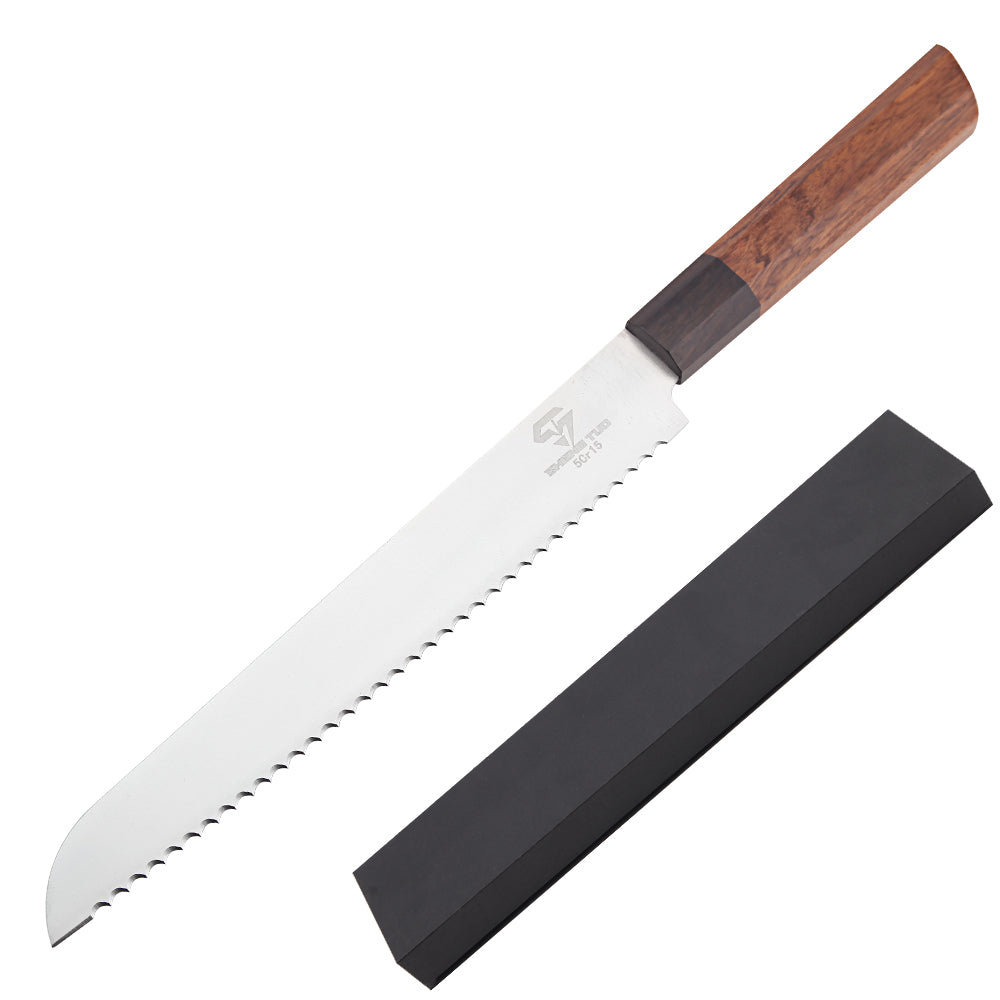 Handmade Forged 10-Inch Stainless Steel Sashimi, Sushi, and Chef Cleaver Knife