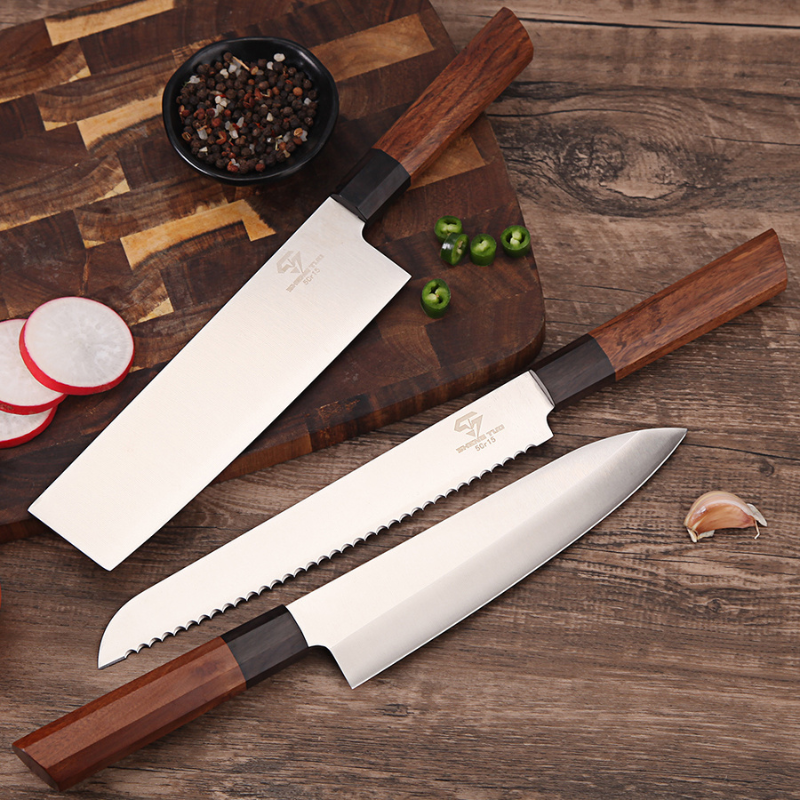 Handmade Forged 10-Inch Stainless Steel Sashimi, Sushi, and Chef Cleaver Knife