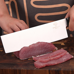 Handmade Forged 10-Inch Stainless Steel Sashimi, Sushi, and Chef Cleaver Knife