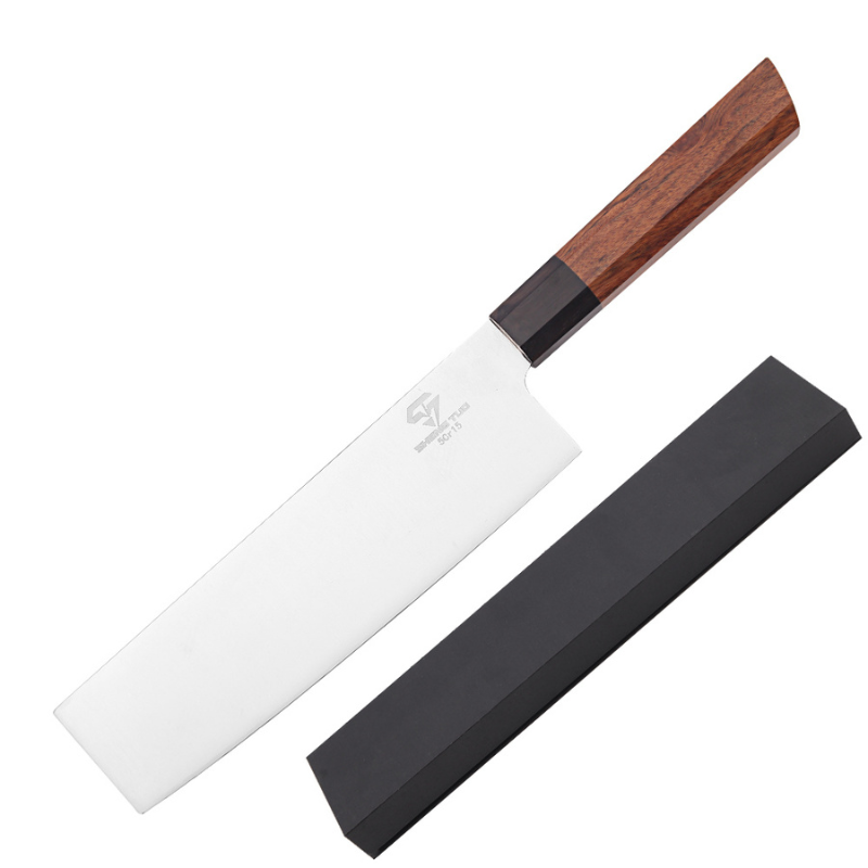 Handmade Forged 10-Inch Stainless Steel Sashimi, Sushi, and Chef Cleaver Knife